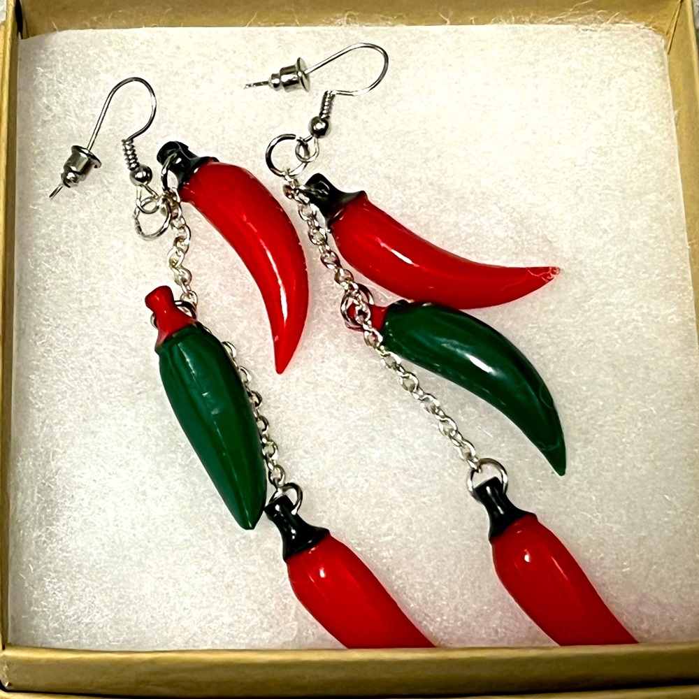 Red Hot Chili Peppers Dangle Earrings
